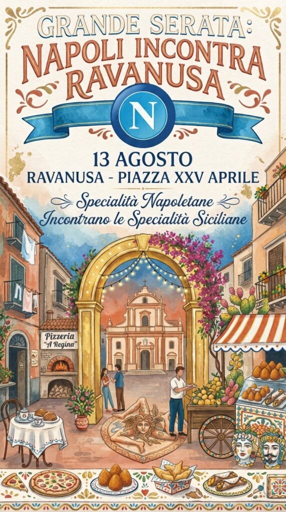 Napoli incontra Ravanusa — Grande Serata (13 agosto)