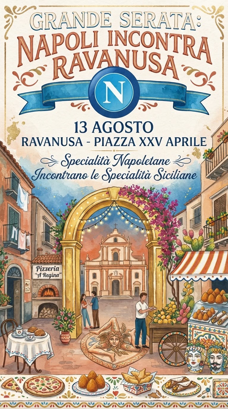 Napoli incontra Ravanusa — Grande Serata (13 agosto)
